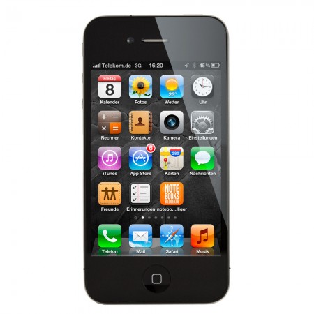 Apple iPhone 4s 8GB A1387 Schwarz (Ohne Simlock) OVP