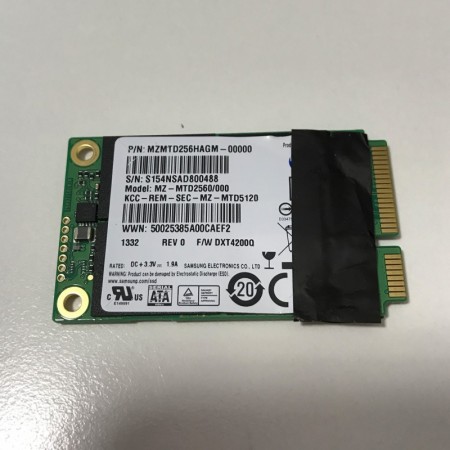 Samsung PM841 256GB SSD HDD Mini PCIe mSATA MZ-MTD2560/000