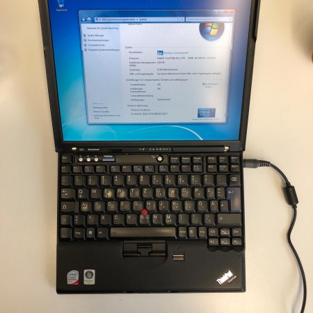 Lenovo ThinkPad X61 Intel Core 2 Duo T8100 2,1GHz 160GB 2GB Ram 